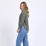 Foxwood | Farrah Long Sleeve - Khaki