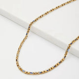 Zafino | Luna Necklace - Navy