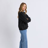 Foxwood | Josie Crew Knit - Black