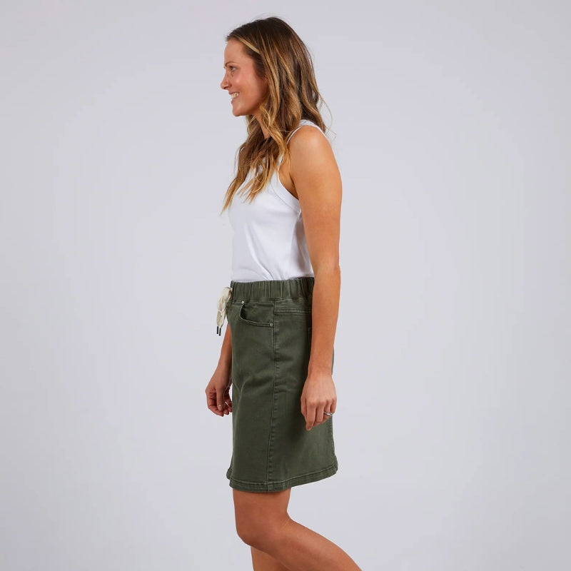 Foxwood | Rio Cargo Skirt - Khaki