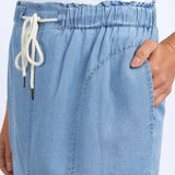 Elm | Penny Utility Skirt - Mid Blue Wash