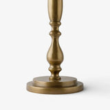 Sutton Side Table - Antique gold base with marble top