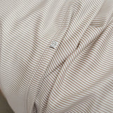 Mulberry Threads | Bamboo Sheet Set - Mocha Stripe