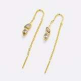 Zafino | Ingrid Thread Earring - Gold