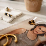 Greenwood Designs | Astrid Hoops - Tiger Eye