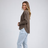 Foxwood | Farrah Long Sleeve - Coffee Quartz