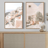 Oia Santorini Views Canvas Print 70x100cm