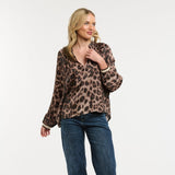 Urban Luxury | Leo Top - Brown