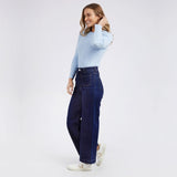 Foxwood | Sarah Wide Leg Jean - Indigo Denim