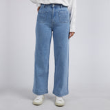 Foxwood | Sarah Wide Leg Jean - Light Blue