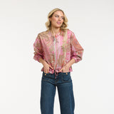 Urban Luxury | Paisley Bomber - Pink