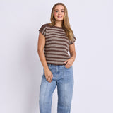 Foxwood | Cleo Knit Top - Chocolate