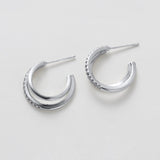 Zafino | Celeste Hoop - Silver