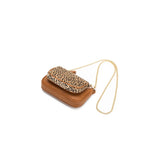 Black Caviar Designs | Sabie 2 Piece Crossbody Bag - Tan/Leopard