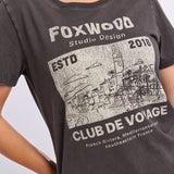 Foxwood | Voyage Tee - Washed Black