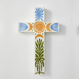 Jones & Co | Tulum Cross Large - Green Palm