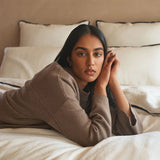 Hommey | Linen Quilt Cover - Meringue
