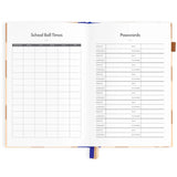 Fox & Fallow | 2025 A5 Academic Vertical Planner - Mocha Swirl