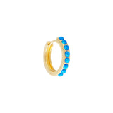 Fairley | Indigo Opal Midi Hoops