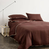 Hommey | Linen Quilt Cover - Brown Sugar