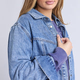 Foxwood | Ace Over Shirt - Mid Blue