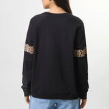 Stella + Gemma | Classic Sweat - Silver Cross Leopard