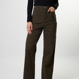 Stella + Gemma |  Dina Long Pant - Dark Khaki