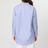 Stella + Gemma | Casino Shirt - Blue/White Stripe