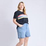 Elm | Birdie Denim Short - Light Blue Wash