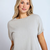 Stella + Gemma | Gwen Tee - Cement