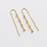 Zafino | Adele Thread Earring - Gold