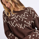 Foxwood | Polar Knit Crew - Coffee