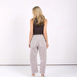Carter Barrel Jeans - Chocolate Stripe