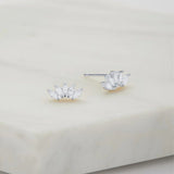 Zafino | Isabella Stud Earring - Silver