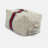 Pony Rider | Escapee Canvas Toiletry Bag - Natural Upcycled