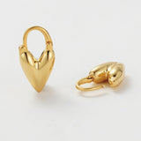 Zafino | Jess Heart Hoop - Gold