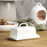 Robert Gordon | Butter Dish with Lid - At Home White