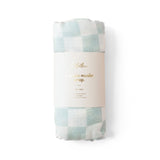 Muslin Wrap - Sage Check
