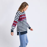 Elm | Lollipop Crew - Navy & White Stripe