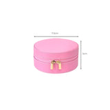 Mindful Marlo | Round Jewellery Case - Berry