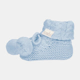 Toshi | Organic Booties Yummy - Bluebell