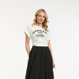 Urban Luxury | Glitter Campari Tee - Black