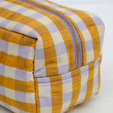 Mosey Me | Dopp Kit - Mango Seersucker