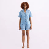 Hommey | Sleep Short - Iced Chocolate Stripes