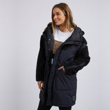 Foxwood | Longline Anorak - Black