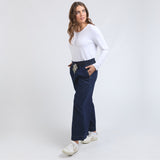 Elm | Greta Wide Leg Pant - Extra Dark Wash