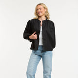 Urban Luxury | Embroidery Shirt - Black