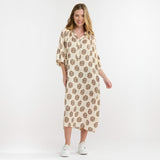 Italian Star | Valley Dress - Beige Print