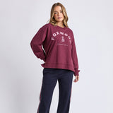 Foxwood | Effortless Contrast Crew - Windsor Wine