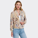 365 Days | Ivory Charm Bomber Jacket - Ivory